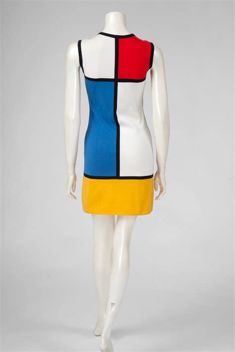 ysl mondrian dress for sale|yves Saint Laurent modern dress.